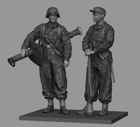 Deutsche Panzerknacker in Cammo Overall Set WWII