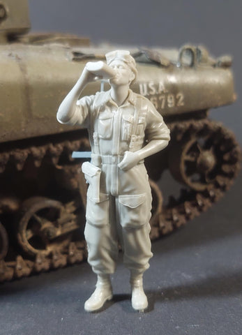 British tank soldier at rest #2 WWII