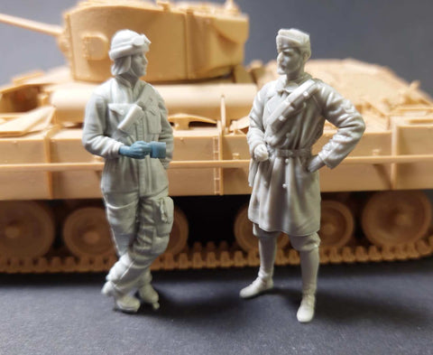 Italienische Panzerbesatzung WWII