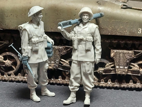 British PIAT rifle squad WWII