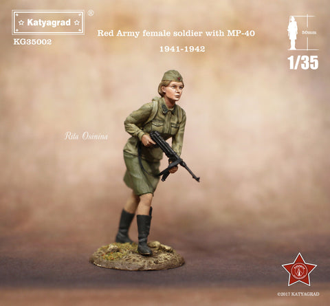 Russischer weiblicher Soldat 1941-42 #1