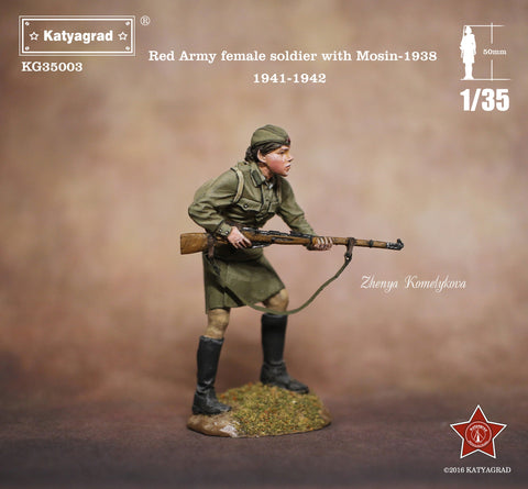 Russischer weiblicher Soldat 1941-42 #2