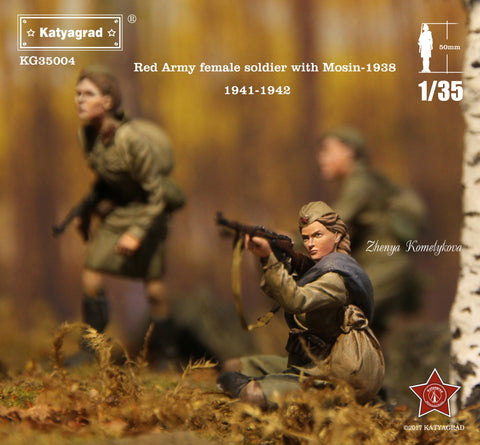 Russischer weiblicher Soldat 1941-42 #3