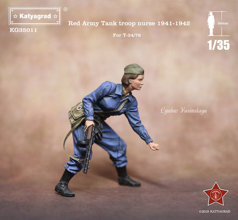 Russische PKKA Panzertruppen Sanitäterin 1941-42