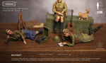 Russian female soldiers at a break WWII