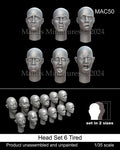 Heads set 6-tired