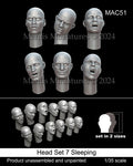 Heads set 7-sleeping