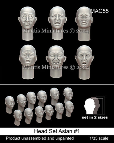 Heads set 8-asia #1