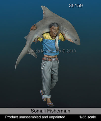 Somalischer Fischer