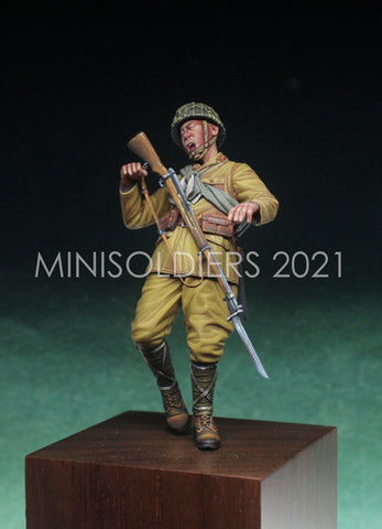Verwundeter japanischer Infanterist WWII