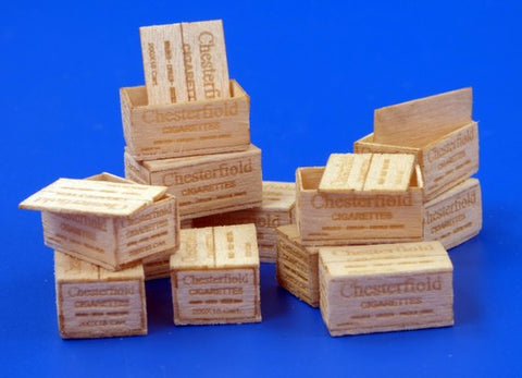 US Holzkisten für Zigaretten-Type I WWII