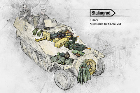 Zubehör für Sd.Kfz 251 WWII