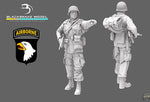 US Fallschirmjäger 101st Airborne Div. Offizier WWII