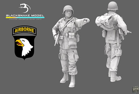 US Fallschirmjäger 101st Airborne Div. Offizier WWII