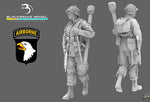 US Fallschirmjäger 101st Airborne Div. mit Bazooka WWII