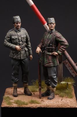 WSS Soldaten der Div. "Handschar" WWII