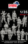 US Paratroopers marching Big Set WWII