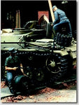 German crew refuelling tank
