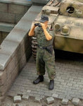 Deutscher WSS Panzerkommandant mit DF