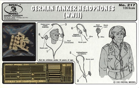 German Tanker Headphones WWII