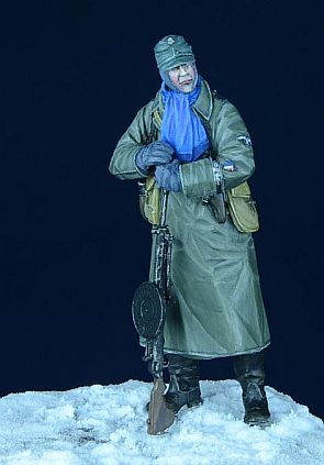 WSS Grenadier mit Degtaryev MG Winter 1943-45