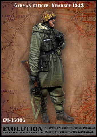 German Officer Kharkov Winter 1943