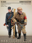 Deutscher Volkssturm Hitlerjunge & SA Mann April 1945
