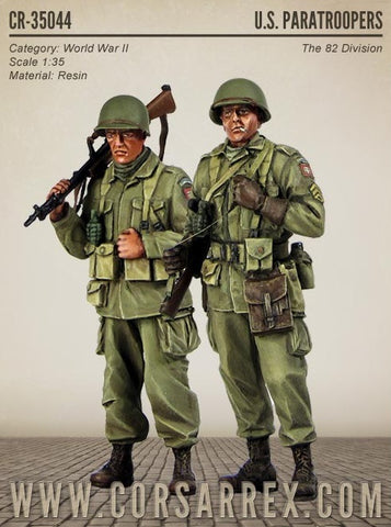 US Paratroopers 82nd Airborne Division WWII