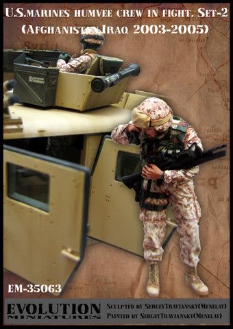US Marines Humvee crew in Combat Afghanistan/Iraq 2003-2005 Set 2