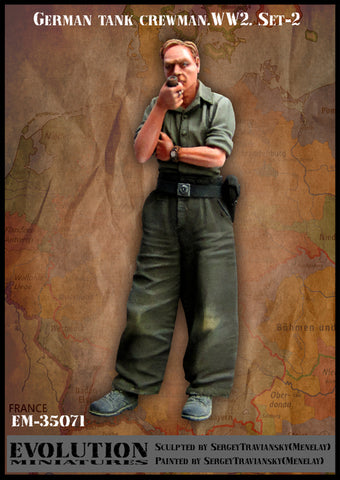 German tank crewman WWII