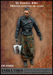 WSS Panzersoldat beim Wintertarnen 1944 #1 WWII