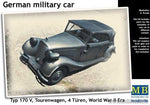 German military car Typ 170 V Tourenwagen 4 Türen WWII