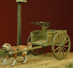 Dog with cart & Hotchkiss-MG