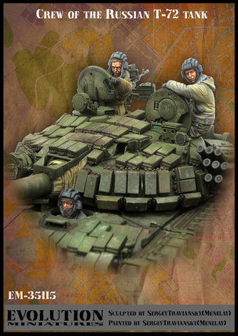 Russische Panzerbesatzung T-72