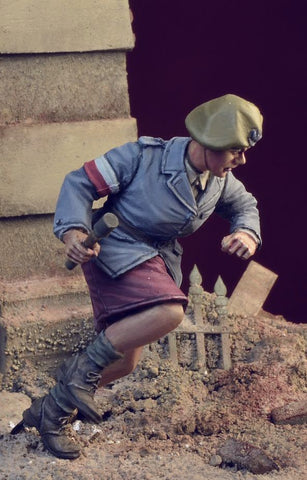 Soldatin Polnische Heimat Armee-Warschauer Aufstand 1944