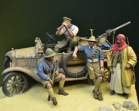 ANZAC LCP Ford T Besatzung Palästina 1917