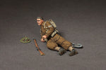 Birtish Infantry Sergeant at rest  WWII