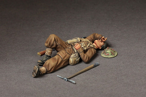 Birtischer Infanterist #1 bei einer Rast WWII