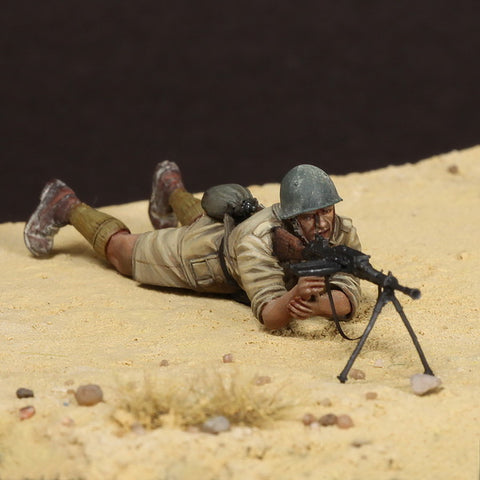 Italienischer LMG Guastatori Nord Afrika WWII