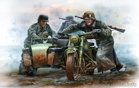 German Motorcyclists WWII