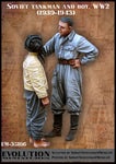 Russischer Panzersoldat mit Jungen 1939-43