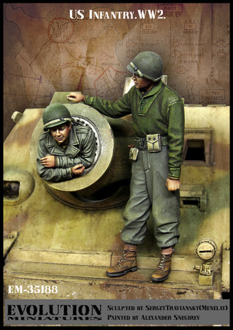 US Infantry men #1 WWII
