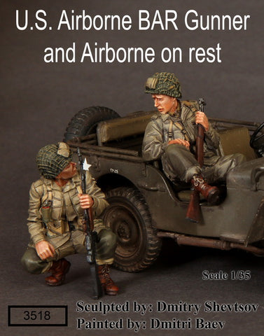 2 US Airborne Ranger 101st Airborne Division WWII