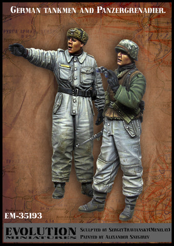 German Tankman with Panzergrenadier WWII