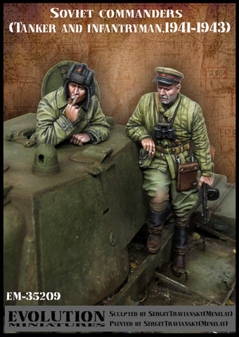 Russian Tank Commander & Infantry Commander 1941-43