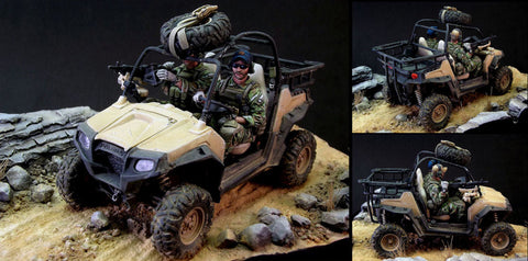 Polaris RZR SW mit Special Forces Besatzung