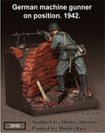 Wehrmachts MG Schütze in Stellung 1942