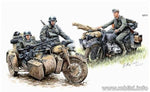 German Motorcycle troops on the move