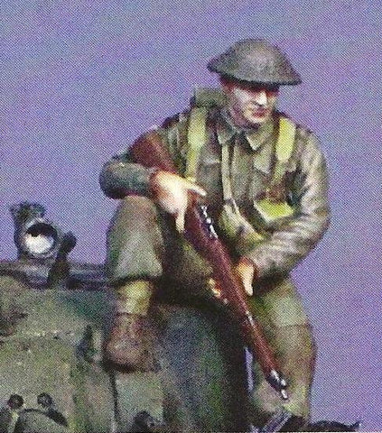 Tank rider with rifle #1