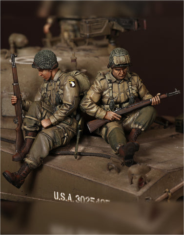 US Army Fallschirmjäger auf Sherman #2 Set